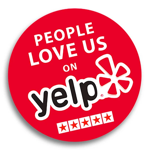 People love us on Yelp!